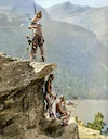 Blackfeet Nation in Banff National Park, 1913.
Photographer: Rolanda W. Reed

The Blackfeet, also known as the Blackfoot Confederation, are an Indian people or a group of