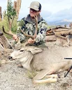 Nice heavy 3x3 muley on second day of the season here in California.