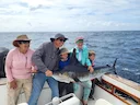 Wahoo and striped marlin are still happening in the Galapagos.  Stephan Nave and family had 4 days of fun fishing for wahoo, tuna, mahi mahi and striped marlin.  Today Ju