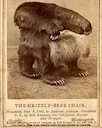 The Grizzly Bear Chair is a gift from hunter Seth Kinman to President Andrew Johnson. 1865, USA

Seth Kinman (September 29, 1815 – February 24, 1888) was an early settler