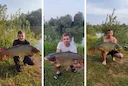 Нижегородец поймал 18-килограммового карпа в часе езды от города
Нижегородец Андрей Ильинов поймал три огромных карпа в диком водоеме недалеко от города. Вес самого круп Нижегородец поймал 18-килограммового карпа в часе езды от города
Нижегородец Андрей Ильинов поймал три огромных карпа в диком водоеме недалеко от города. Вес самого круп