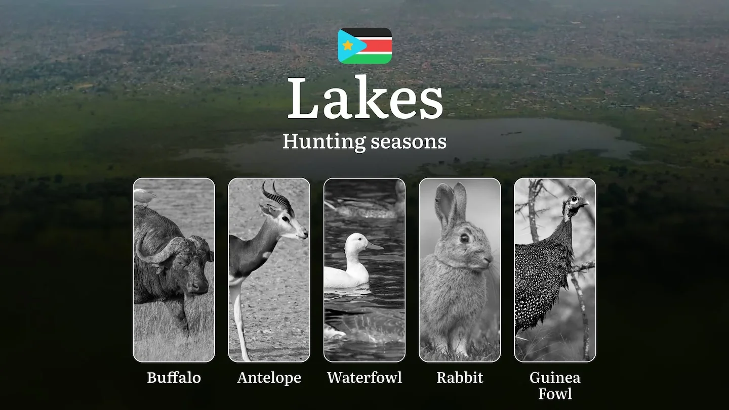 Hunting Dates in Lakes, South Sudan: Game Seasons and Animal Movements, Licensing and Application Steps, Legal Restricti…