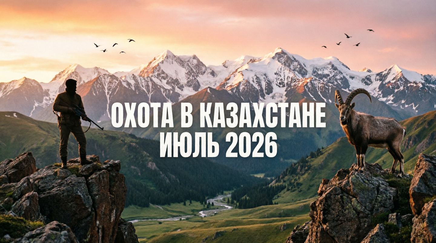 Охота в Казахстане в июле 2026: на кого и где открыт сезон