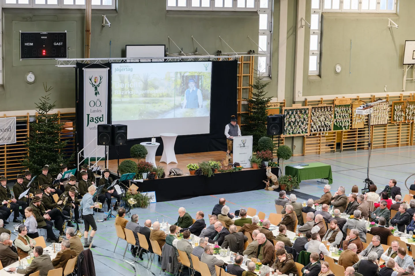 Bezirksjägertag Grieskirchen 2026: Bilanz und Trophäenschau der Oberösterreichischen Jägerschaft