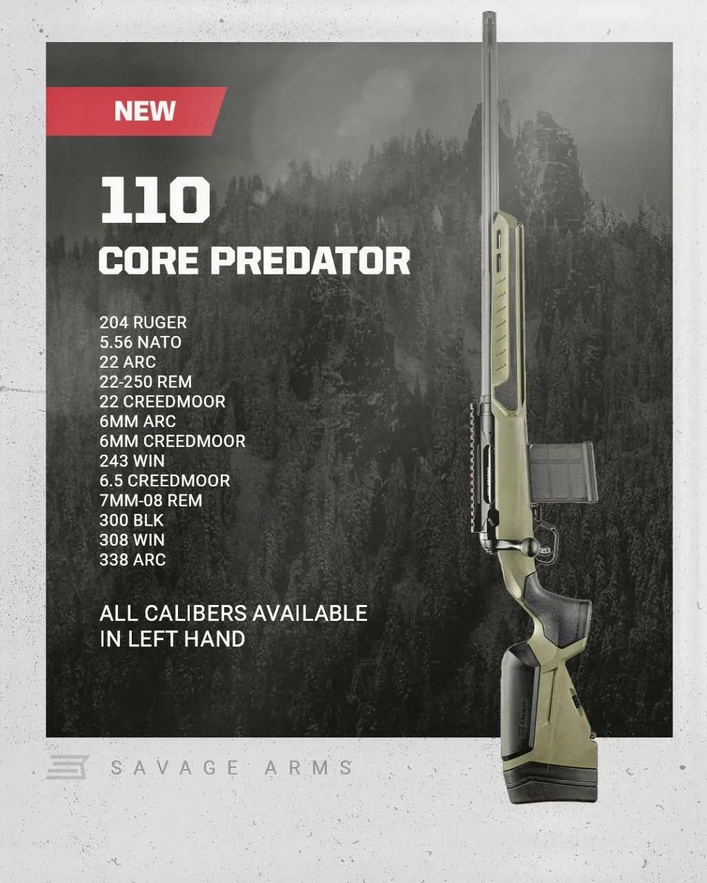 Savage 110 Core Predator Review: Specs, Calibers, Accuracy & Hunting Performance