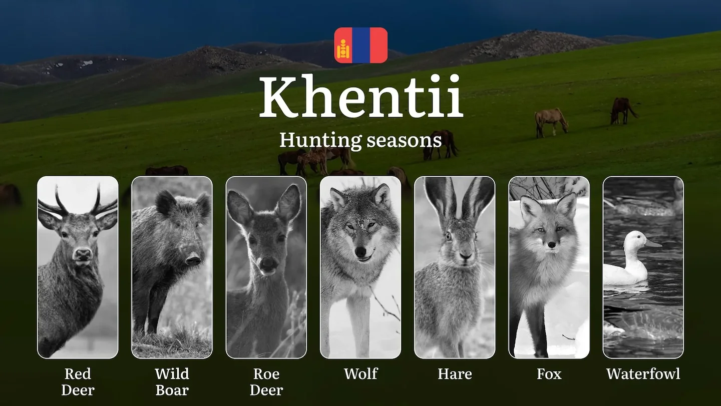 Hunting Dates in Khentii Province: Seasonality of Hunting, Timing and Regulations, Hunting Permits, Restrictions and Pro…