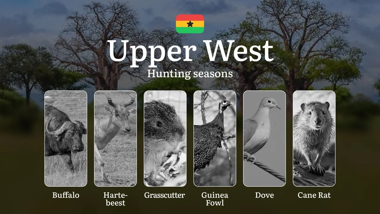 Hunting Calendar in Upper West: The Thrill of Hunting Events and Traditions, Legislation & General Hunting Rules and Permits