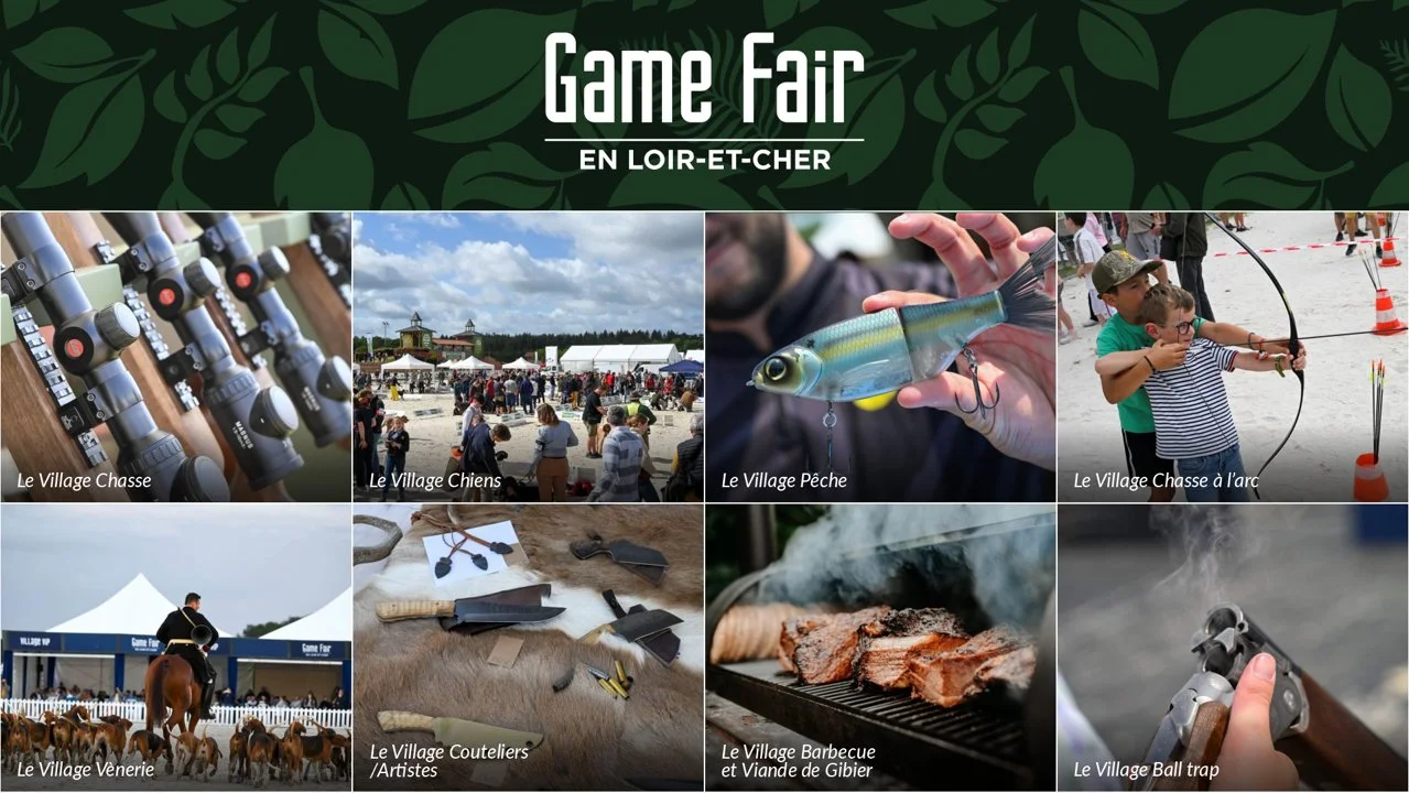 Game Fair 2025 : Plongée au cœur des villages thématiques du plus grand salon de la chasse en Europe
Du 13 au 15 juin 2025, Lamotte-Beuvron (Loir-et-Cher) accueillera la