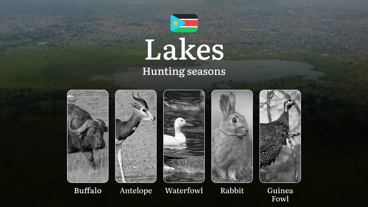 Hunting Dates in Lakes, South Sudan: Game Seasons and Animal Movements, Licensing and Application Steps, Legal Restricti…