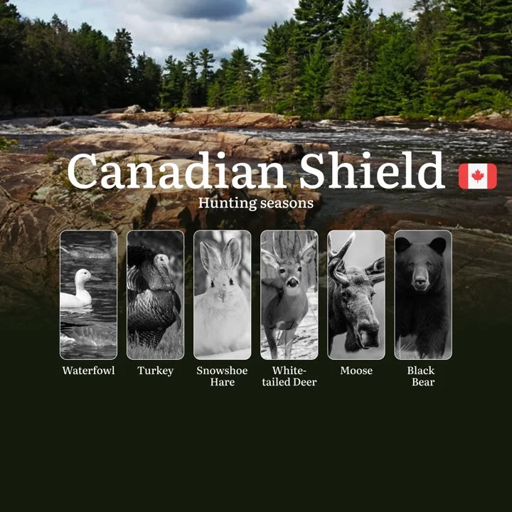 THE CANADIAN SHIELD Hunting Seasons: Key Opening and Closing Dates, Required Licenses and Essential Rules