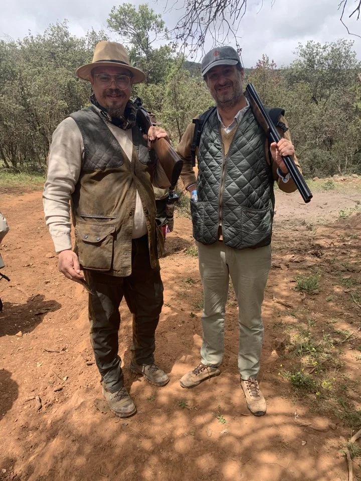 Hunting with my friend Roman from Moscow in Morocco