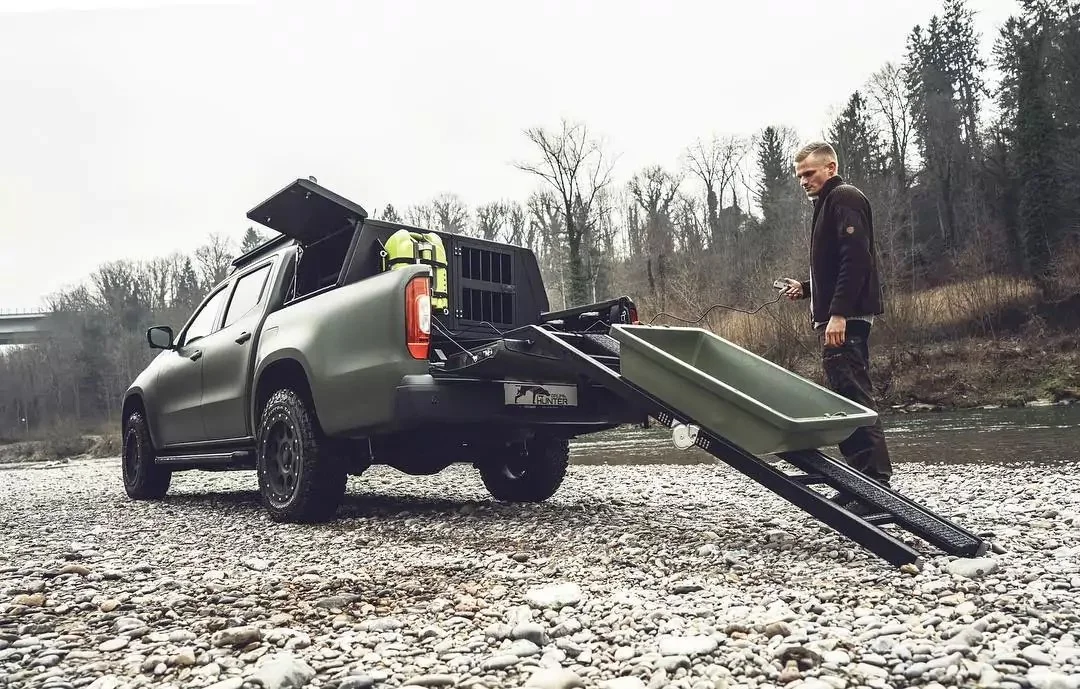 MAYBE THE BEST CAR FOR HUNTING – NEW MERCEDES-BENZ GRUMA HUNTER 
The Mercedes-Benz Gruma Hunter is a far more capable alternative, purpose-built for hunters and perhaps t