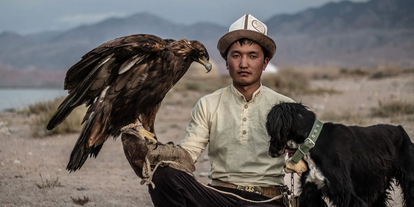 Hunting with eagles is a traditional form of falconry found throughout the Eurasian Steppe, practised by ancient Khitan…